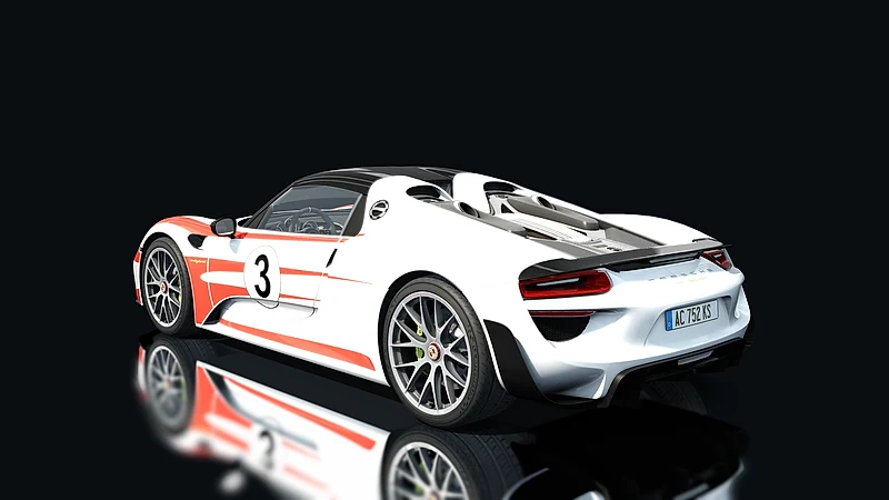 Porsche 918 Spyder – Heckansicht