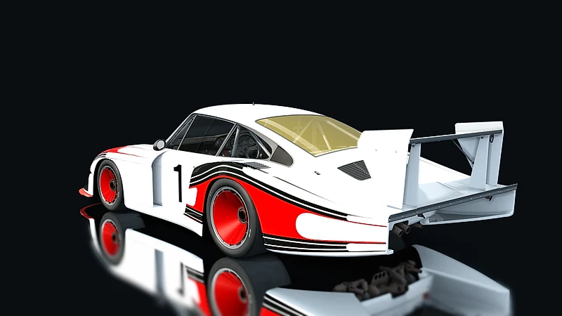 Porsche 935/78 'Moby Dick' – Heckansicht