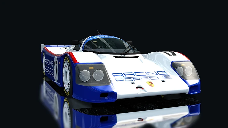 Porsche 962 C Long Tail – Frontansicht tief