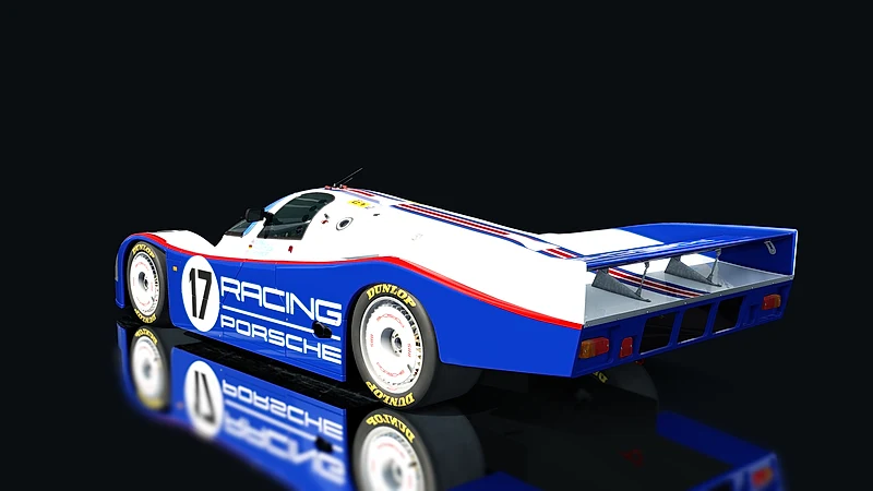 Porsche 962 C Long Tail – Heckansicht