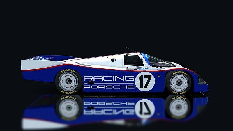 Porsche 962 C Long Tail – Seitenansicht