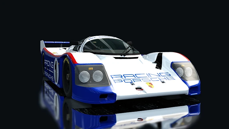 Porsche 962 C Short Tail – Frontansicht tief