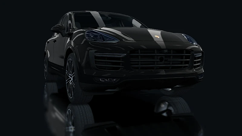 Porsche Cayenne Turbo S – Frontansicht tief