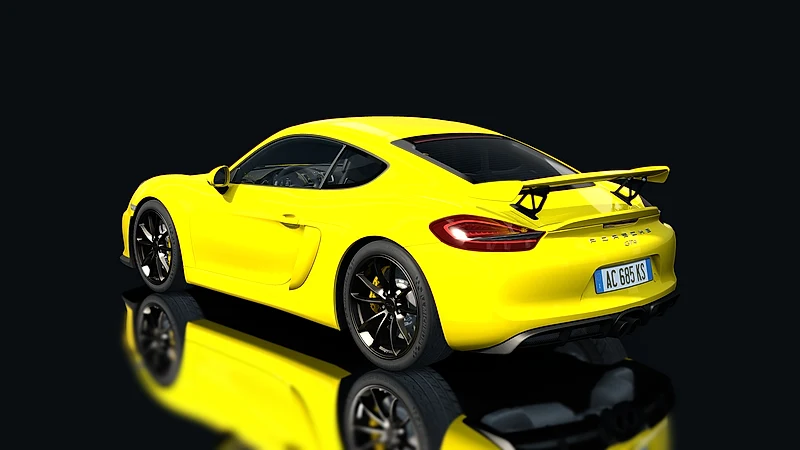 Porsche Cayman GT4 – Heckansicht