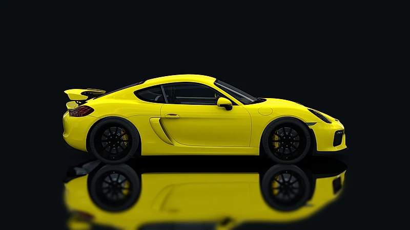 Porsche Cayman GT4 – Seitenansicht