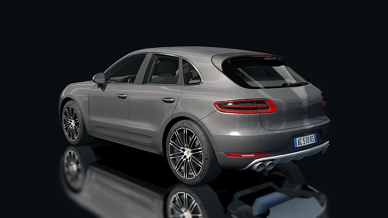 Porsche Macan Turbo – Heckansicht