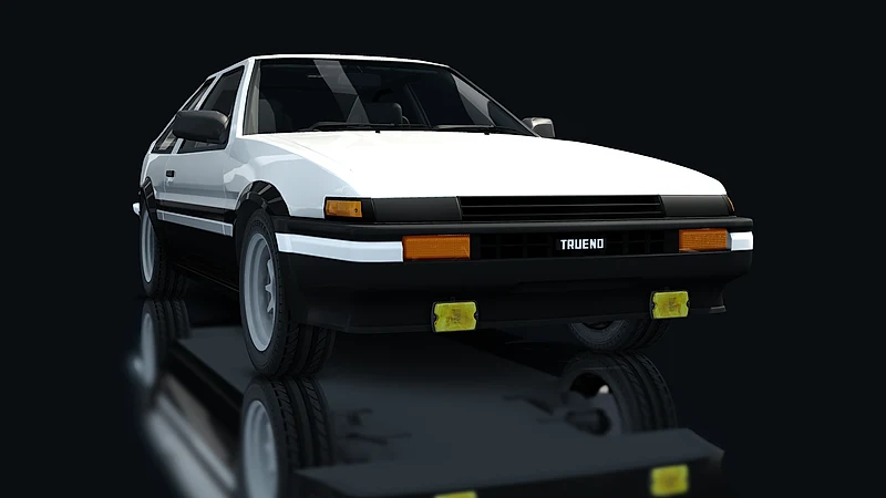 Toyota AE86 – low front view