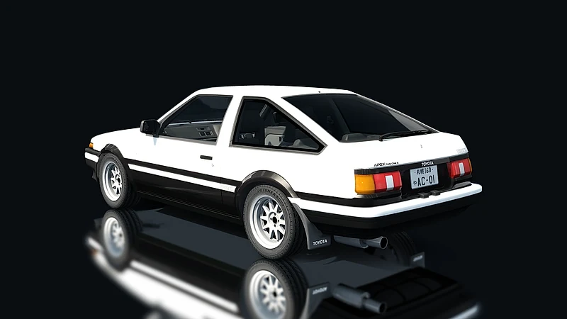 Toyota AE86 – rear view
