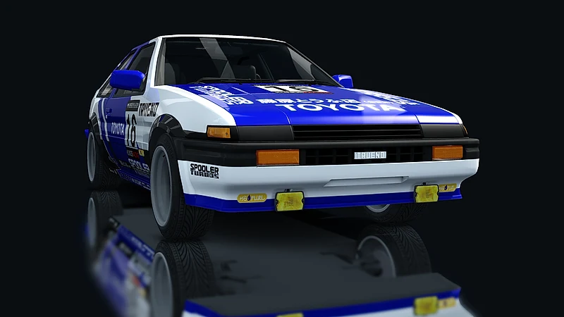 Toyota AE86 Tuned – Frontansicht tief