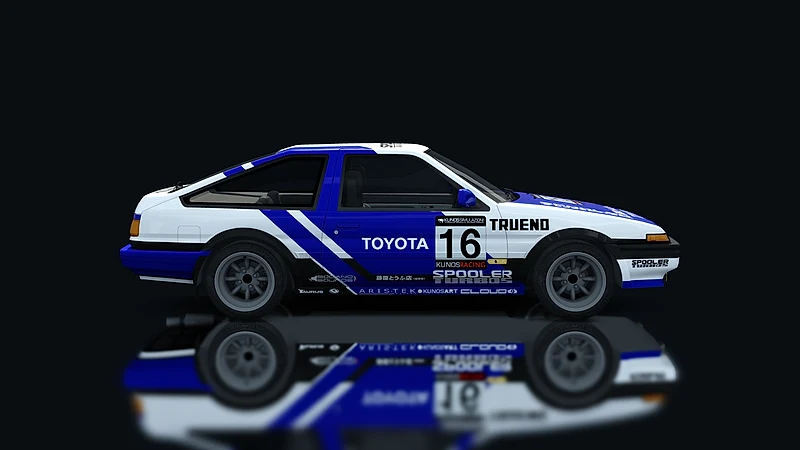 Toyota AE86 Tuned – Seitenansicht