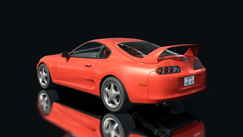 Toyota Supra MKIV – Heckansicht