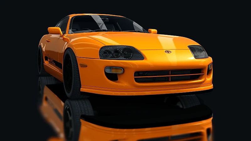 Toyota Supra MKIV Drift – Frontansicht tief