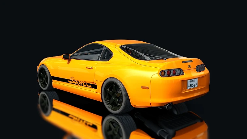 Toyota Supra MKIV Drift – Heckansicht