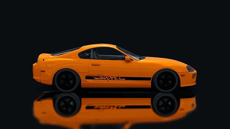 Toyota Supra MKIV Drift – Seitenansicht