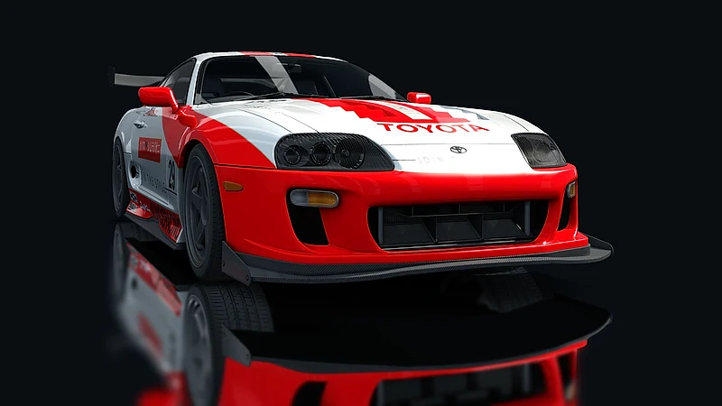 Toyota Supra MKIV Time Attack – Frontansicht tief