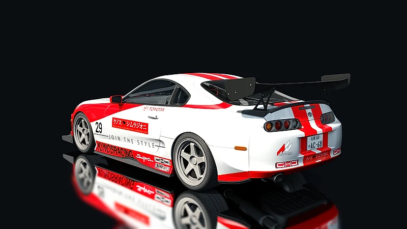 Toyota Supra MKIV Time Attack – Heckansicht