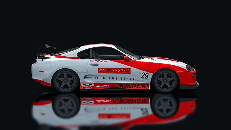 Toyota Supra MKIV Time Attack – Seitenansicht