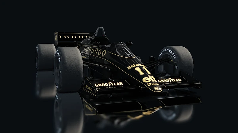 Lotus Classic Cars Lotus 98T – Frontansicht tief