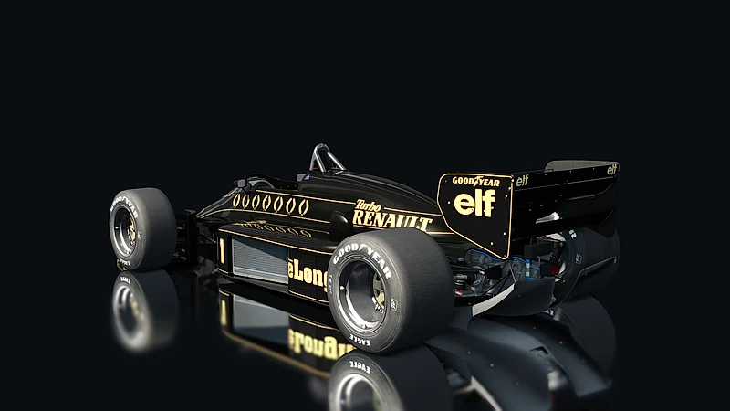 Lotus Classic Cars Lotus 98T – Heckansicht