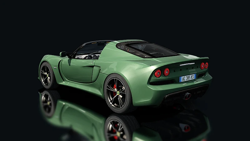 Lotus Exige S roadster – Heckansicht