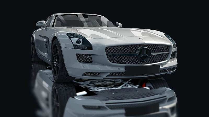 Mercedes-Benz Mercedes SLS AMG – Frontansicht tief