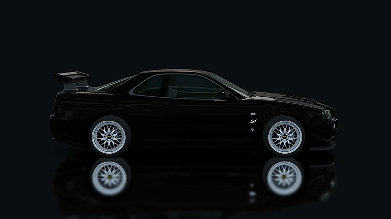 Nissan Skyline GT-R R34 Nismo Omori Factory S1 – Seitenansicht