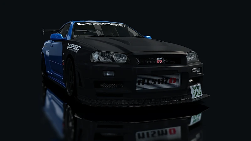 Nissan Skyline GT-R R34 V-SPEC Performance – low front view