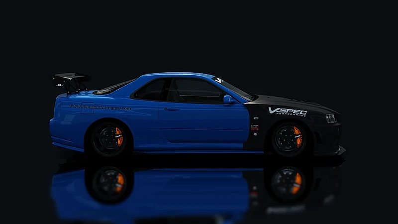 Nissan Skyline GT-R R34 V-SPEC Performance – side view