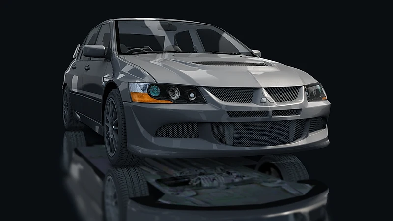 Mitsubishi Lancer Evolution VIII MR – Frontansicht tief