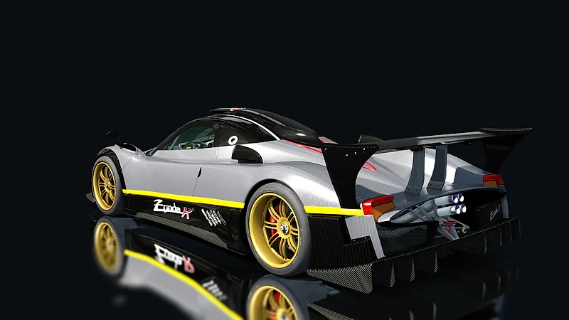 Pagani Zonda R – Heckansicht