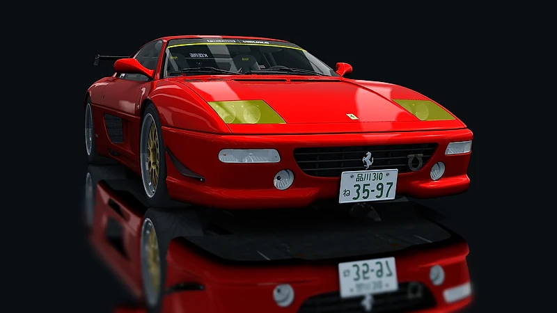 Ferrari F355 Challenge "Persephone" – Frontansicht tief