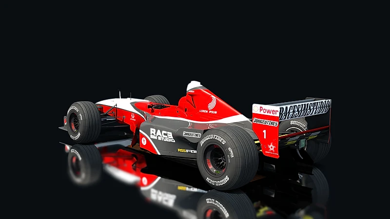 Race Sim Studio Formula RSS 2000 V10 – Heckansicht