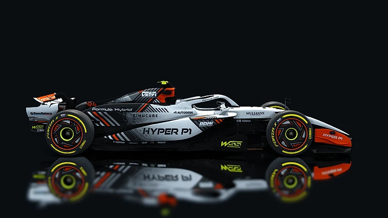 Race Sim Studio Formula Hybrid® V12-R – Seitenansicht
