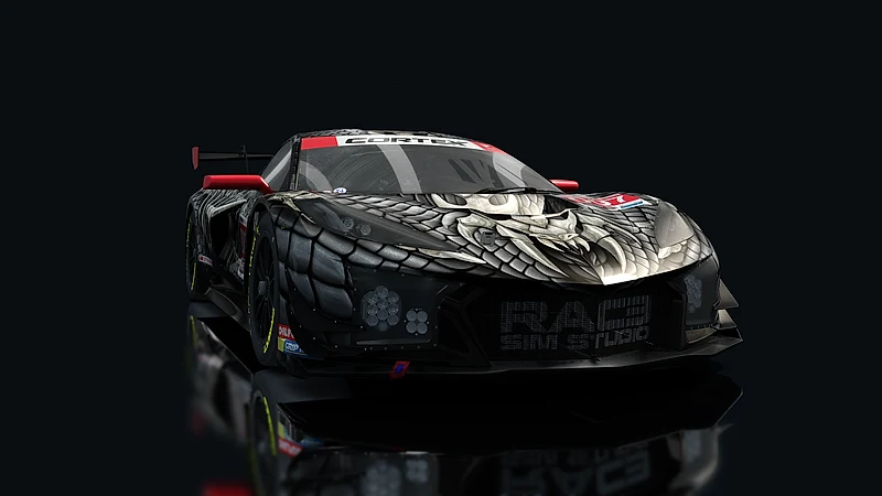 Race Sim Studio GT-M Cortex V8 – Frontansicht tief