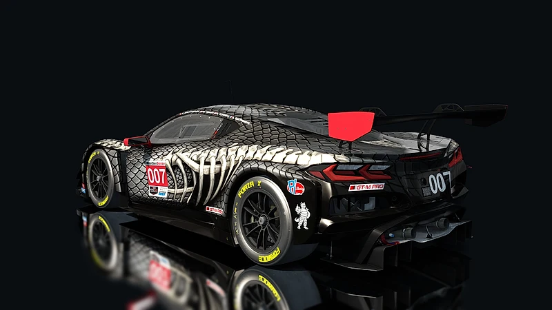Race Sim Studio GT-M Cortex V8 – Heckansicht