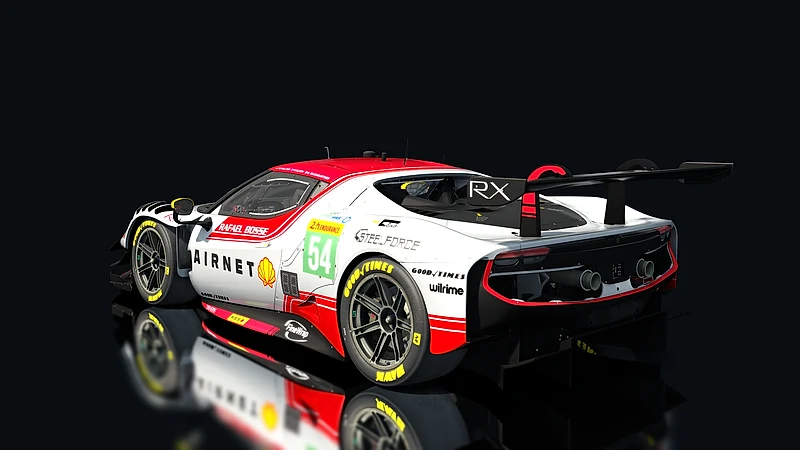 Race Sim Studio GT-M Furiano 96 V6 – Heckansicht