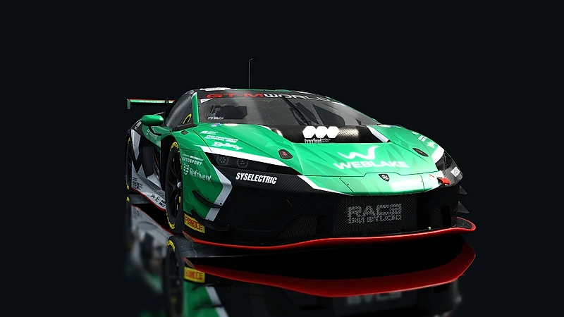Race Sim Studio GT-M Lanzo V8 – low front view