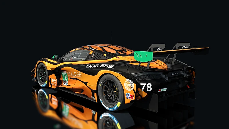 Race Sim Studio GT-M Macca 72 V8 Evo – Heckansicht