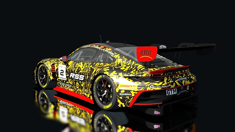 Race Sim Studio GT-M Protech P92 F6 – Heckansicht