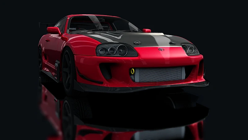 Toyota Supra MKIV Ridox Body Kit – Frontansicht tief
