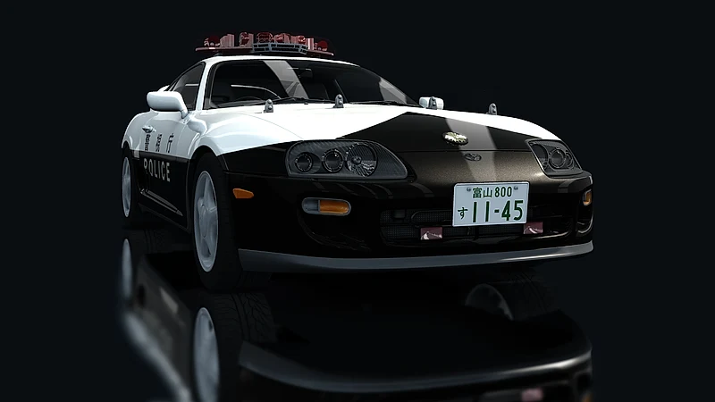Toyota Supra Interceptor – low front view