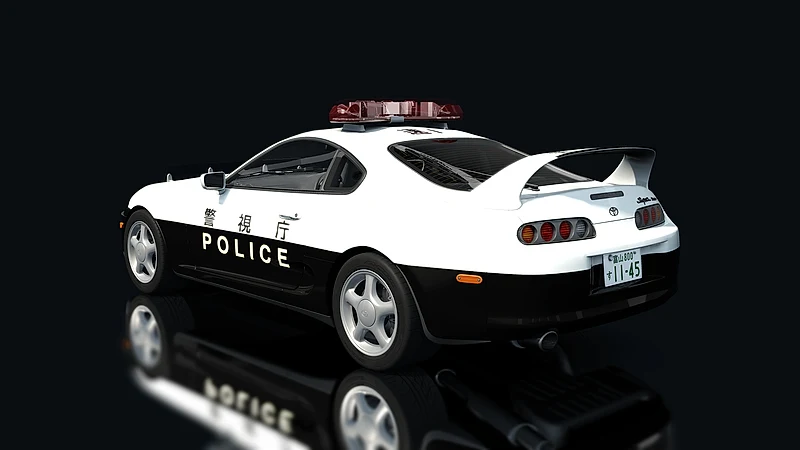 Toyota Supra Interceptor – rear view
