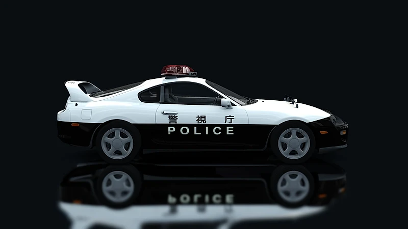 Toyota Supra Interceptor – side view
