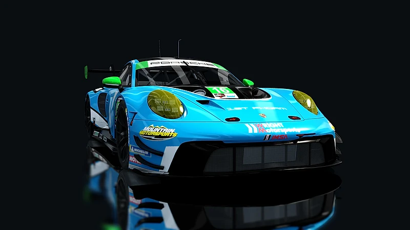 Porsche 992 GT3 R – Frontansicht tief