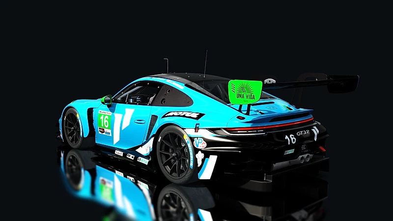 Porsche 992 GT3 R – Heckansicht