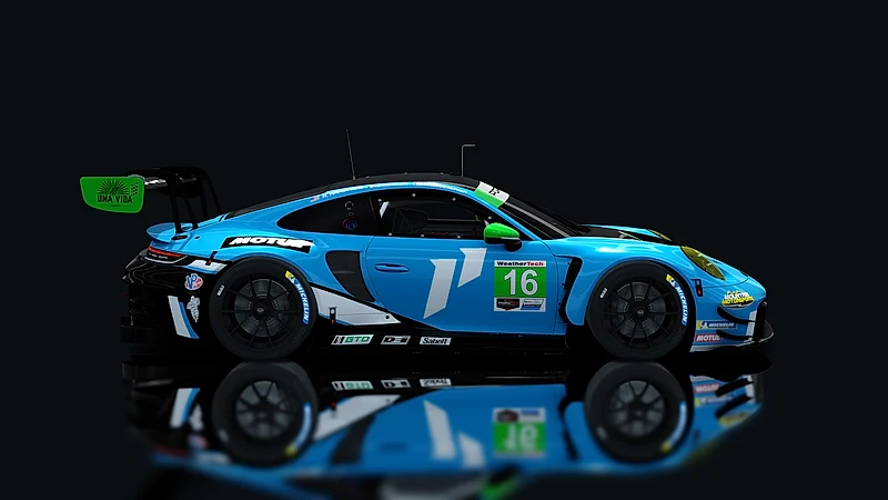 Porsche 992 GT3 R – Seitenansicht