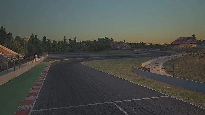 Barcelona - GP – Kurvenansicht 1