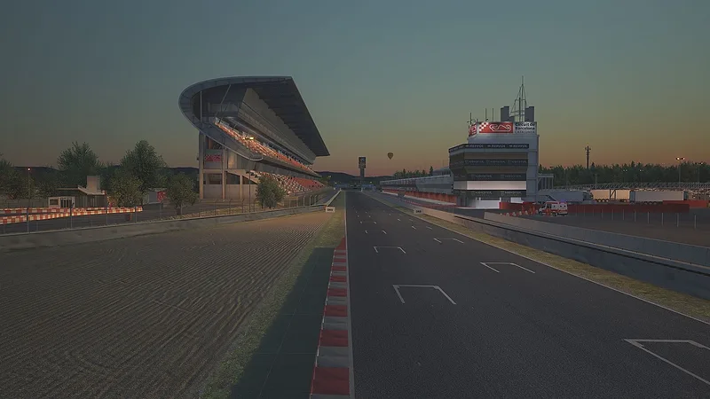 Barcelona - GP – Start und Ziel