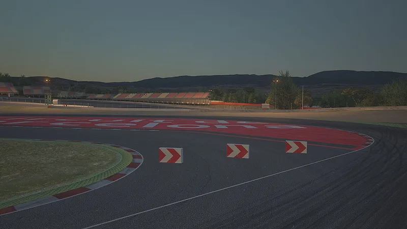 Barcelona - Moto – Kurvenansicht 3