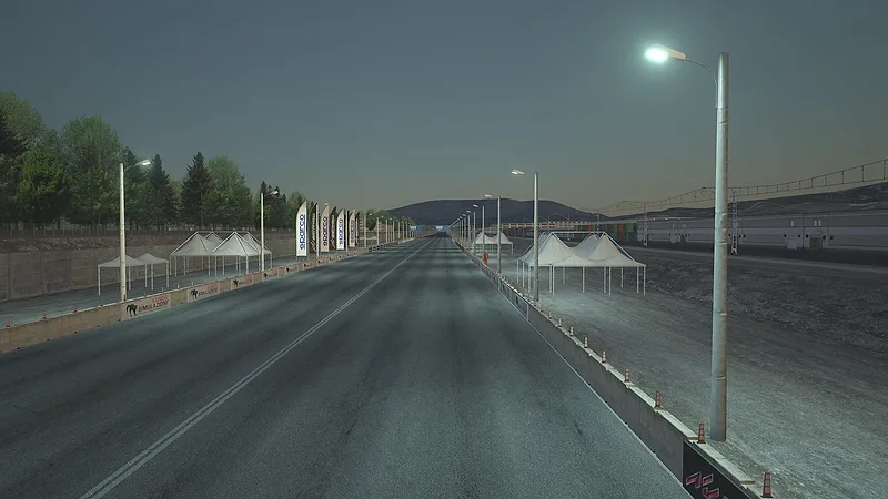 Drag 1000m – Kurvenansicht 1